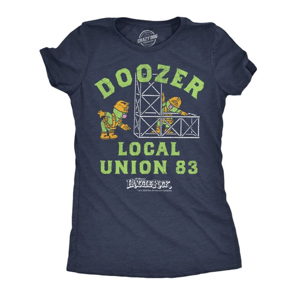 Womens T Shirt Doozer Local Union 83 Jim Hensons Fraggle Rock Tee
